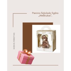 Pieninio šokolado figūra „Meškiukas“